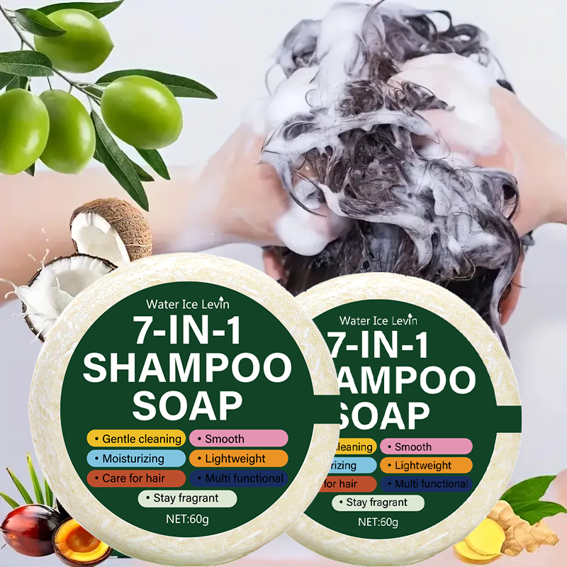Soap Making Glycerin - 7-in-1 Shampoo Soap Bar | All-in-One