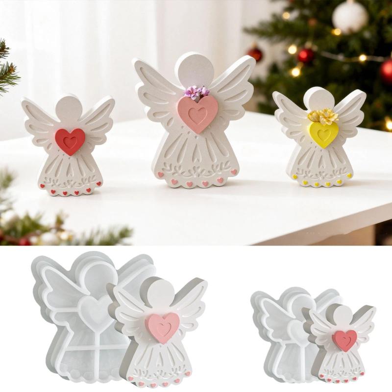 Soap Making Name - Love Angel Gypsum Mold Candle Silicone