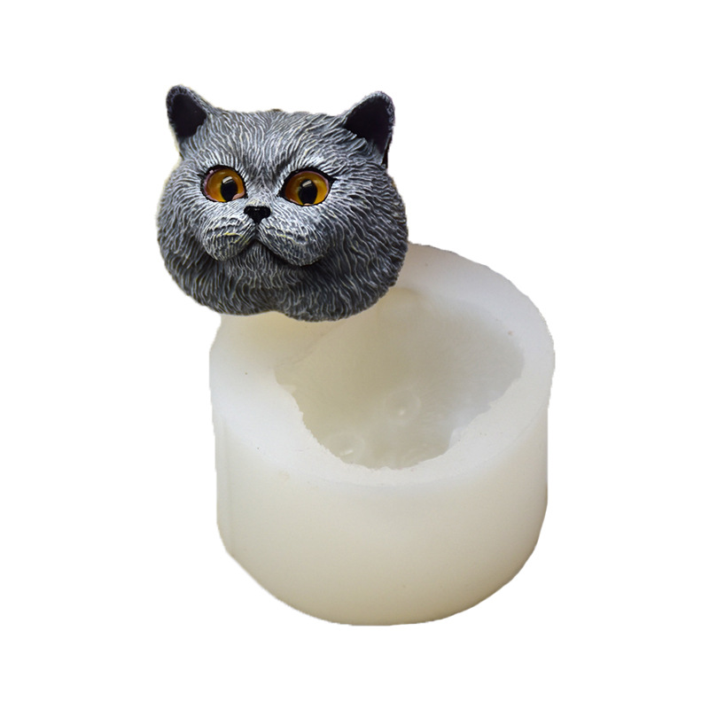 Soap Making Name - Silicone Mold Short-haired Cat Shaped Handmade