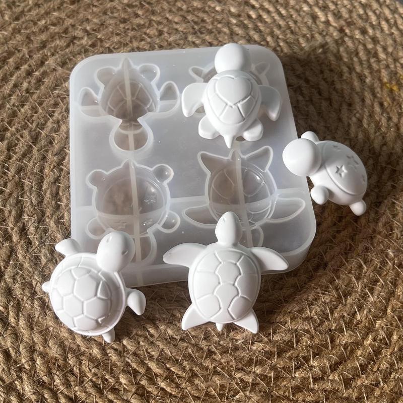 Soap Making Name - Four Turtles Plaster Silicone Molds DIY