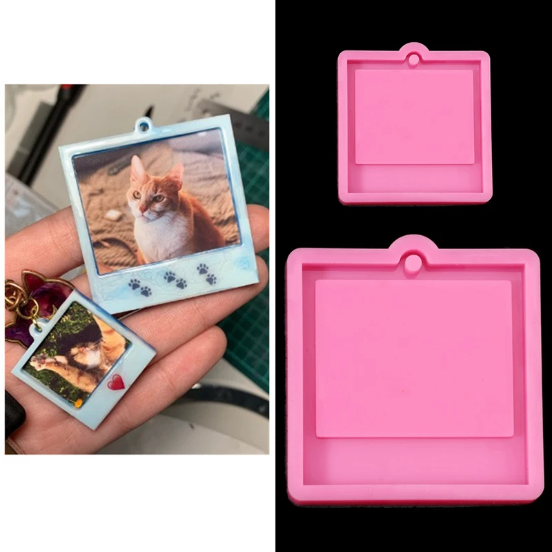 Soap Making Name - Photo Frame Epoxy Resin Keychain Mold