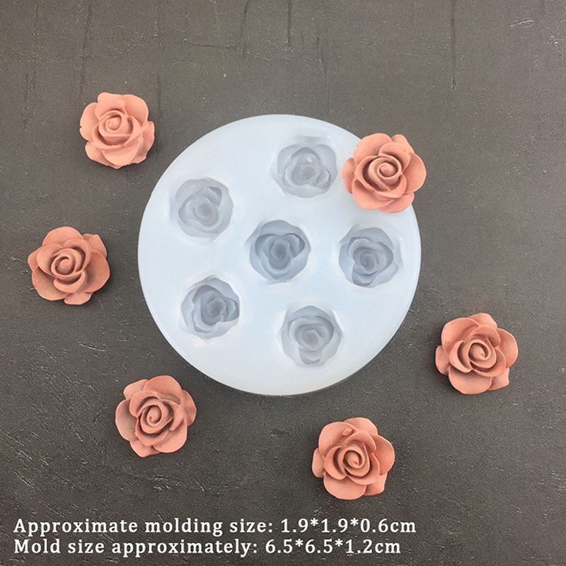 3D Rose Flower Shape Leaf Sili - Soap Making Name recension och pris