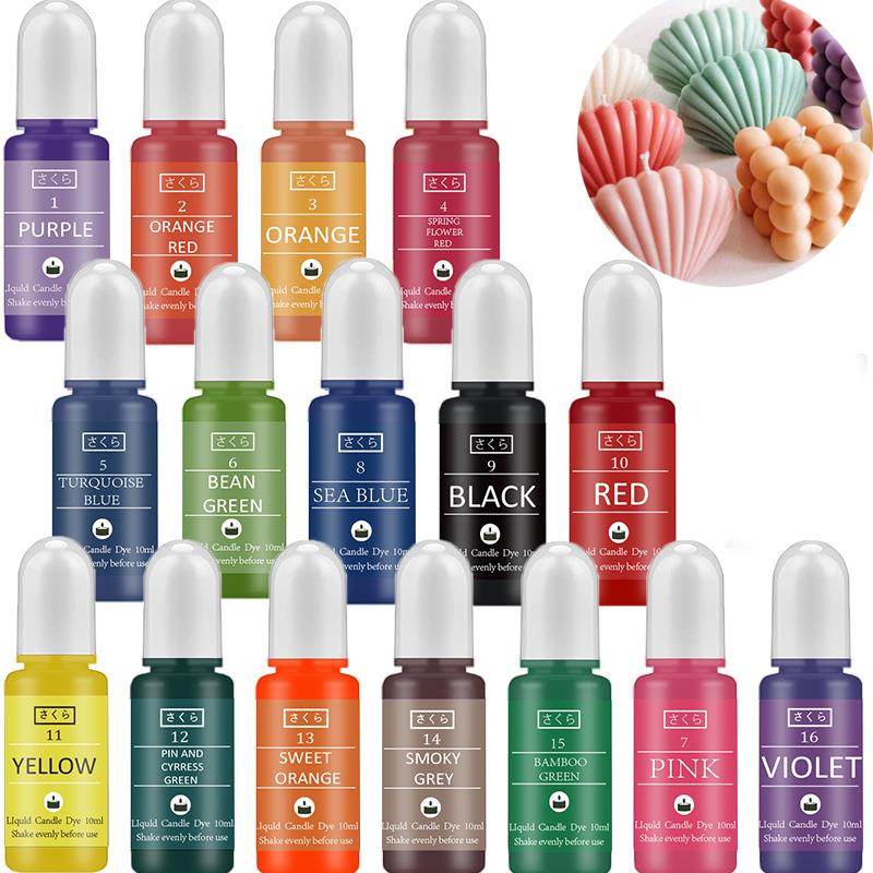 10ml/Bottle Candle Wax Pigment - Soap Making Ingredient recension och pris