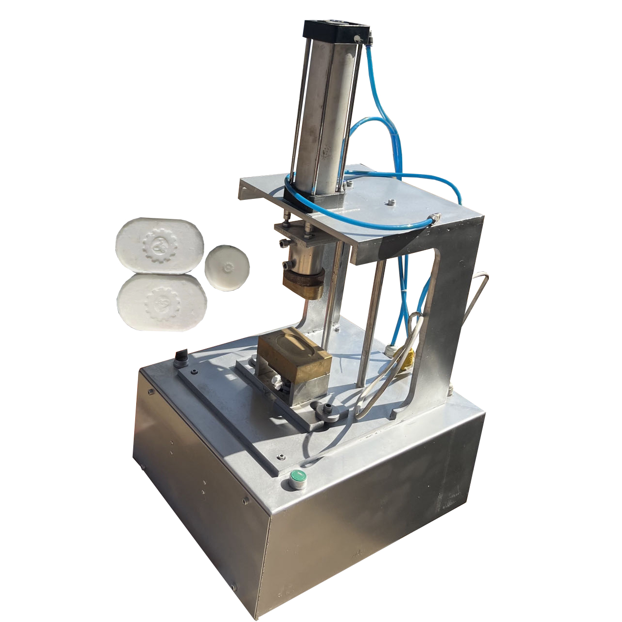 Gold SellerSoap Stamper for Al - Soap Making Machine For Sale recension och pris
