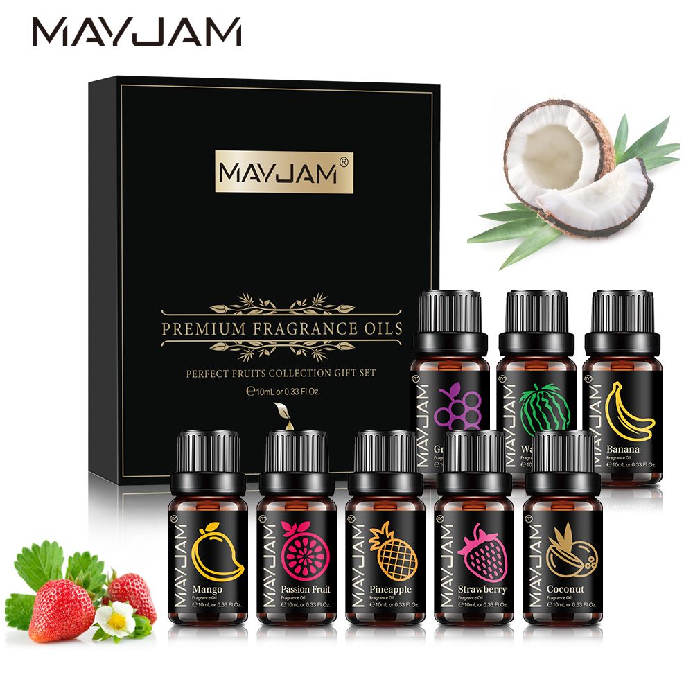 MAYJAM Fragrance Oils Set 8pcs - Soap Making Book recension och pris