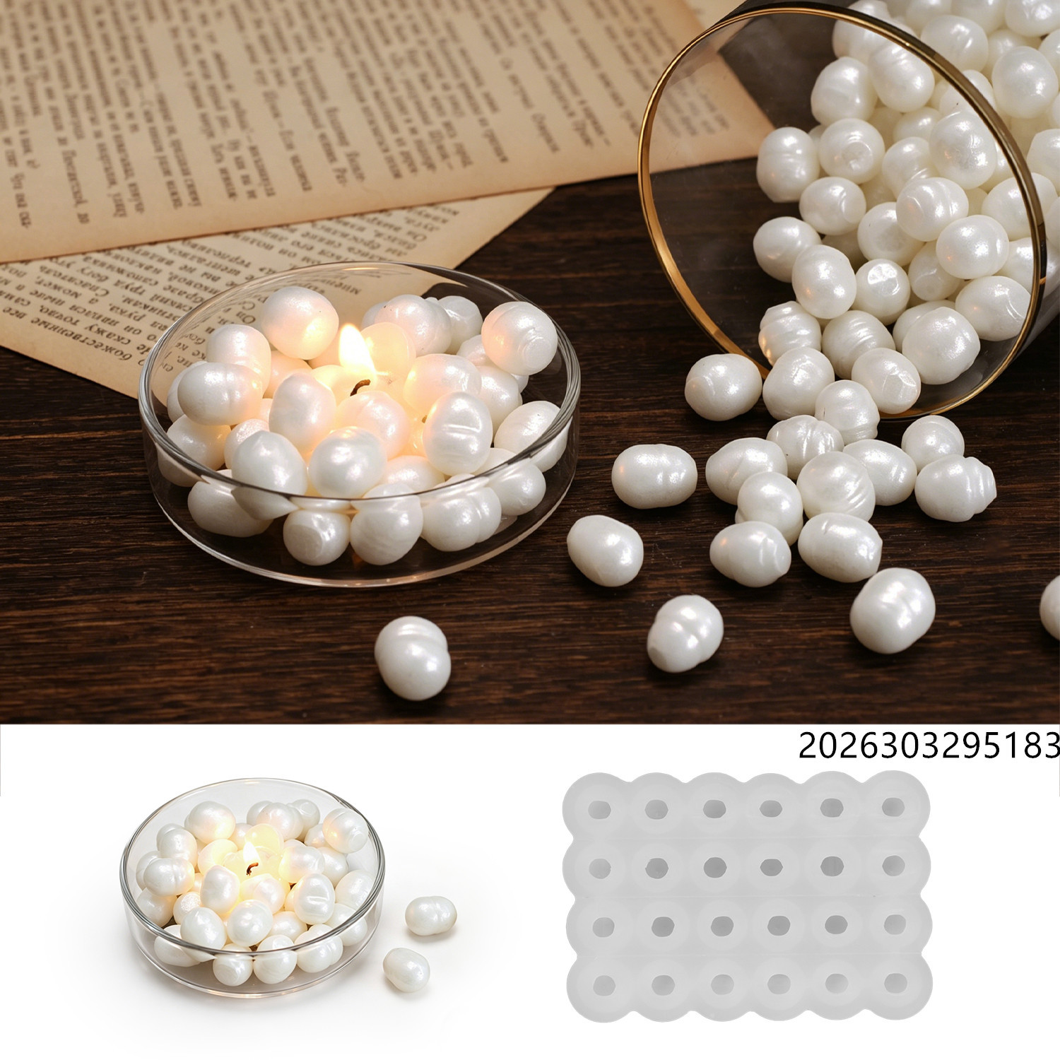 Healing Ocean Pearl Mirror Wax - Soap Making Name recension och pris