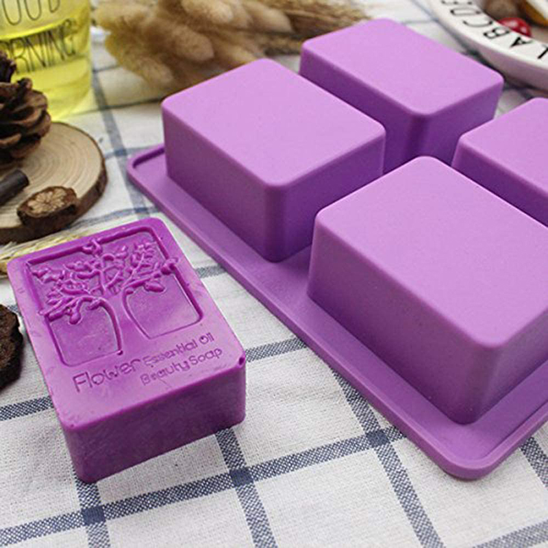 Rectangle Life Tree Silicone S - Soap Making Book recension och pris
