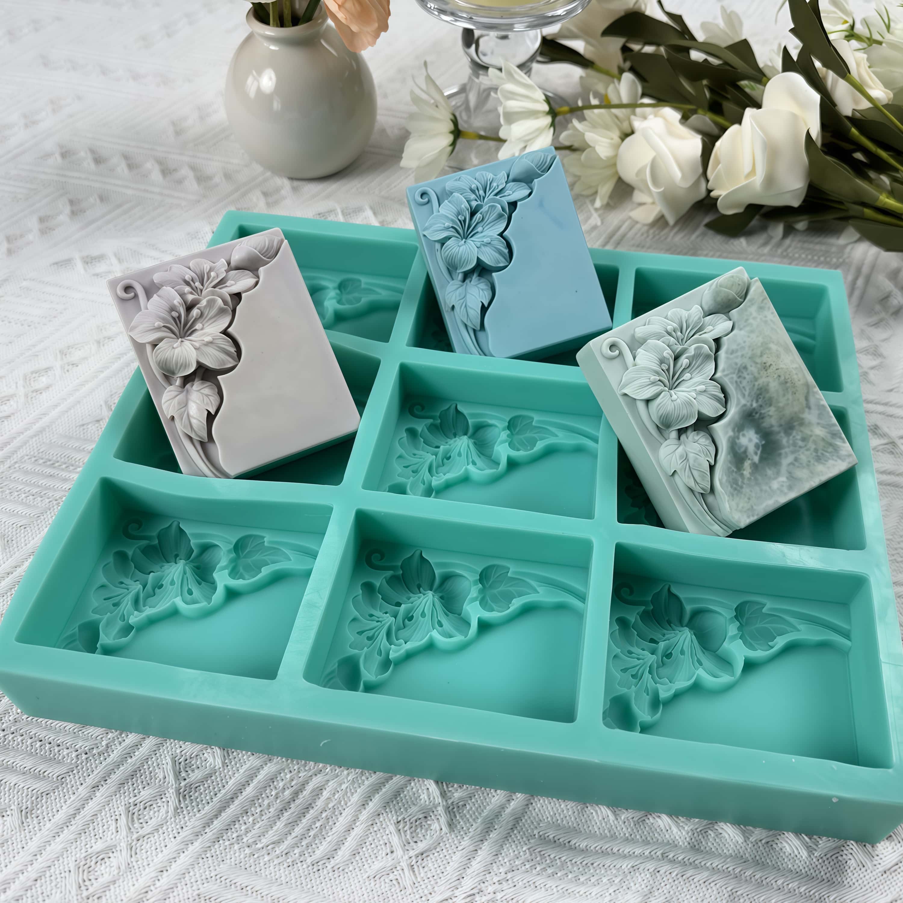9 Cavities Tung Flower Soap Mo - Soap Making Book recension och pris