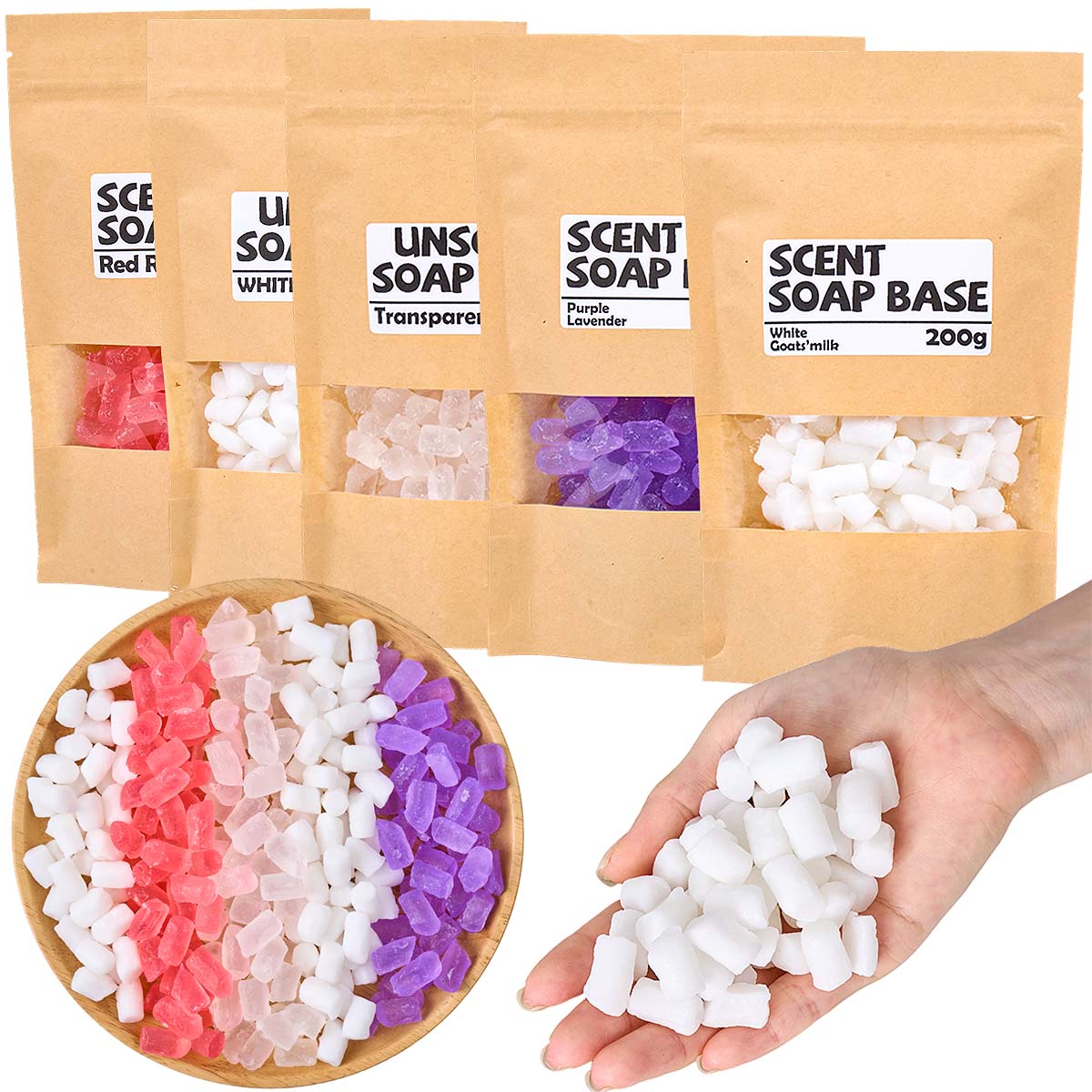 200g Color Glycerin Soap Base  - Soap Making Glycerin recension och pris