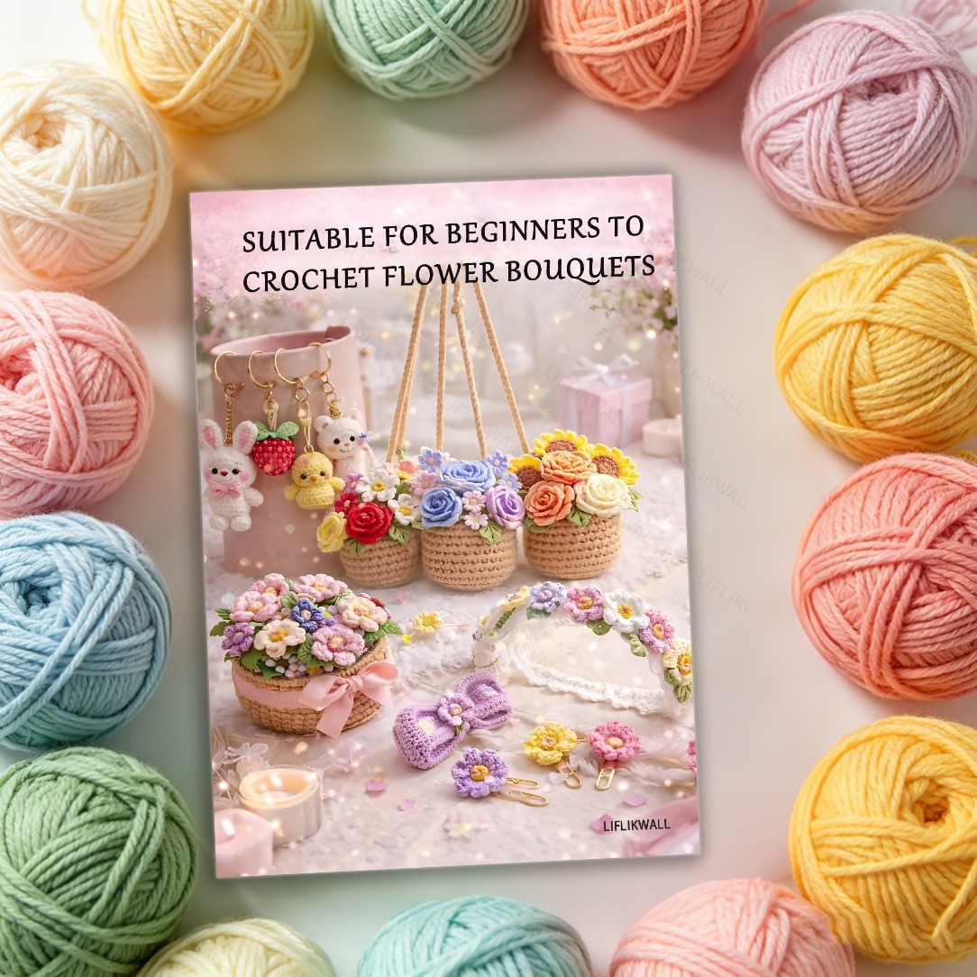 A5 Crochet Flower Bouquet Patt - Soap Making Book recension och pris