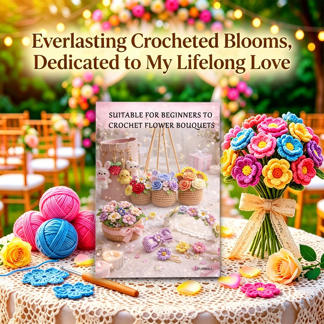 A5 Crochet Flower Bouquet Patt - Soap Making Book recension och pris