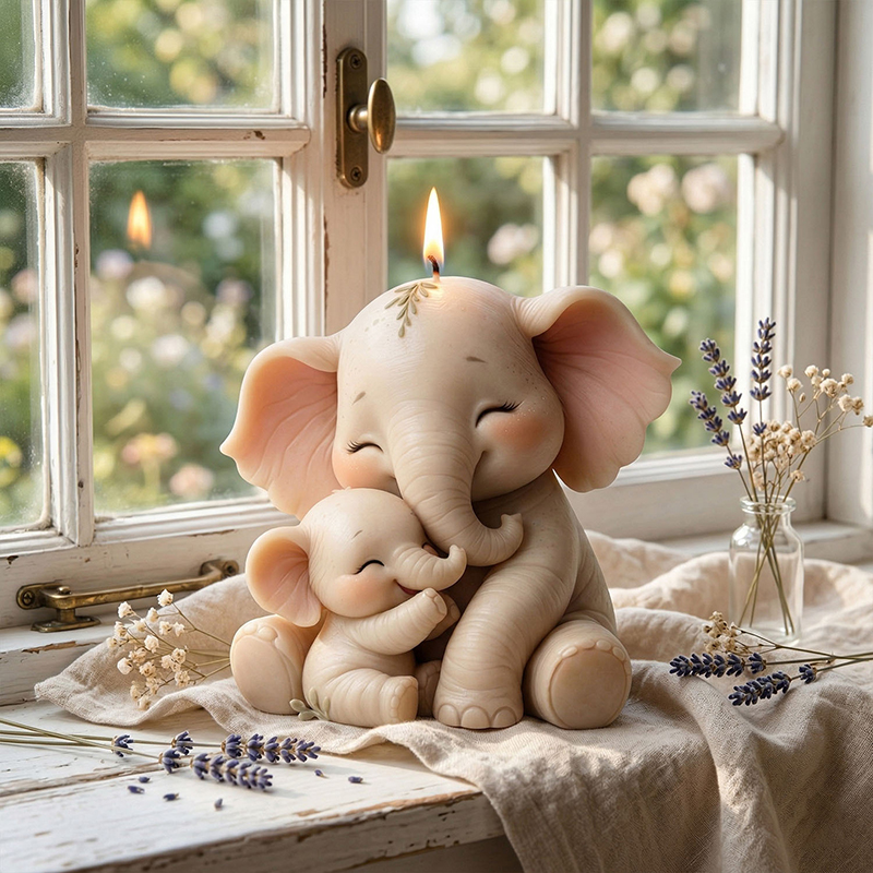 Cute Sitting Elephant Silicone - Soap Making Kit For Kids recension och pris
