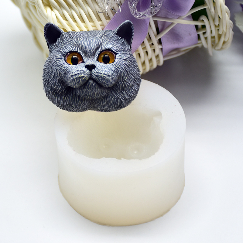 Silicone Mold Short-haired Cat - Soap Making Name recension och pris