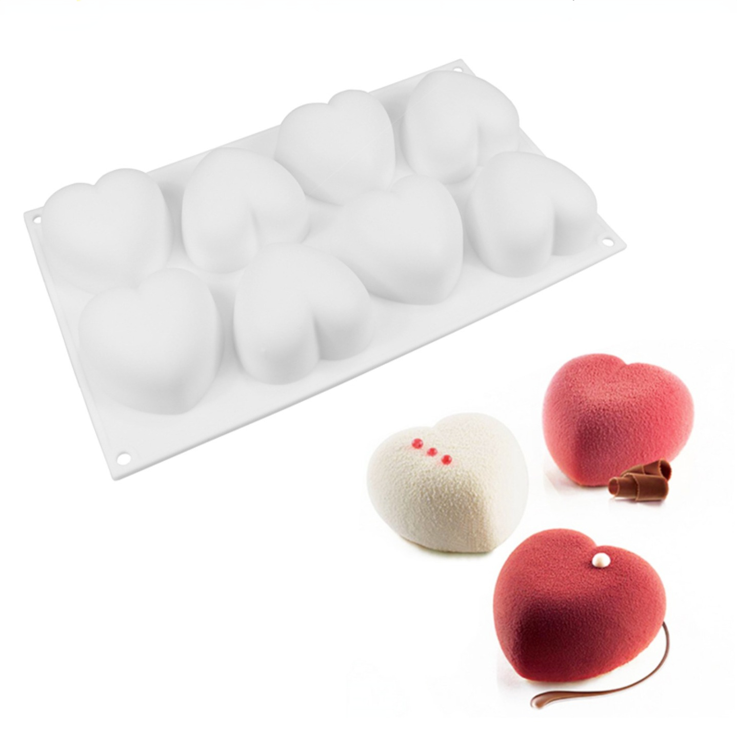 Love Heart Silicone Soap Mold  - Soap Making Kit For Beginners recension och pris