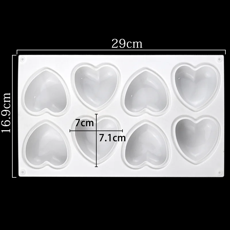 Love Heart Silicone Soap Mold  - Soap Making Kit For Beginners recension och pris