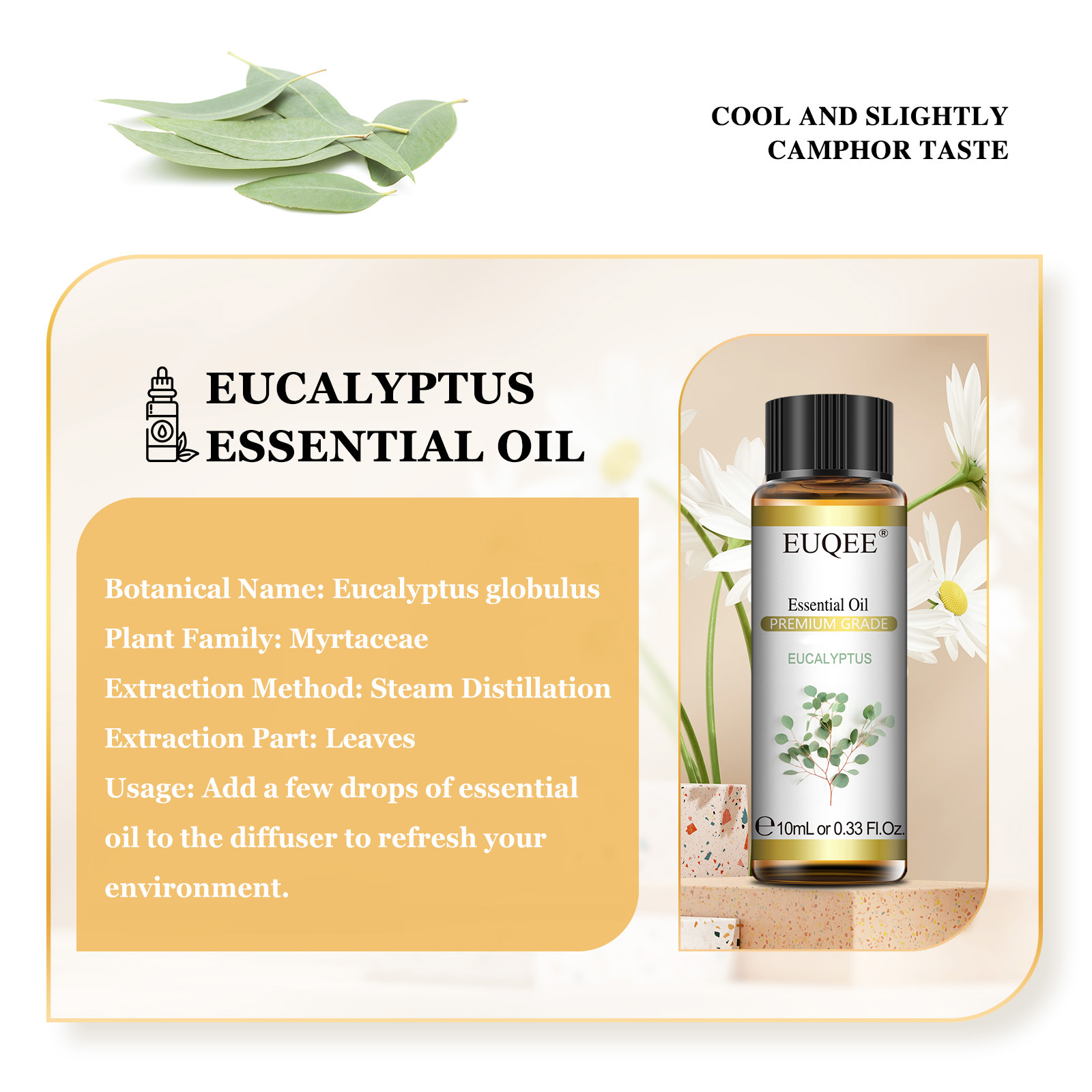 EUQEE 10ML Natural Essential O - Soap Making Ingredient recension och pris