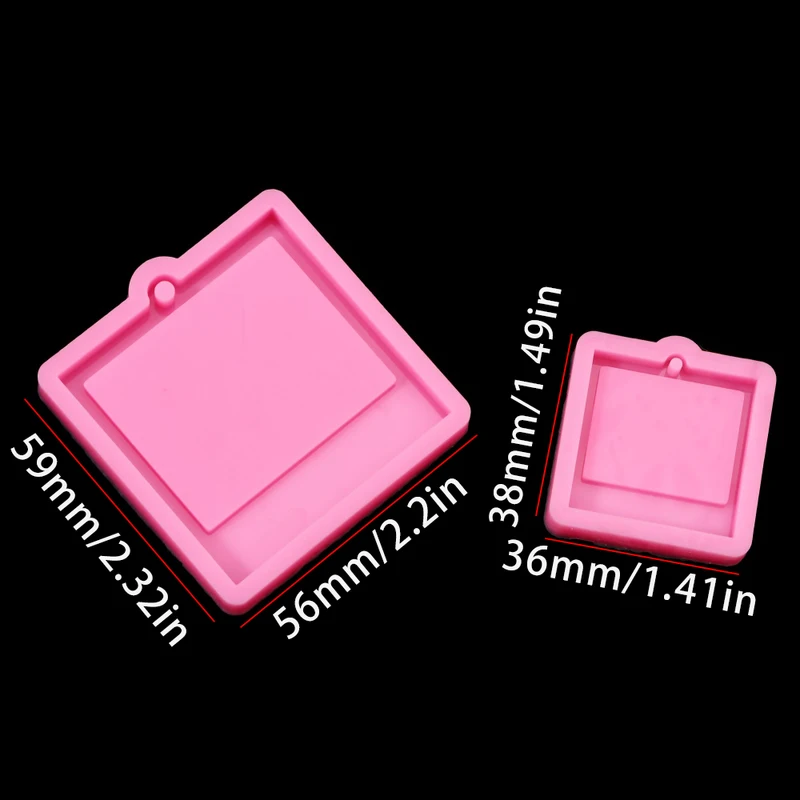 Photo Frame Epoxy Resin Keycha - Soap Making Name recension och pris