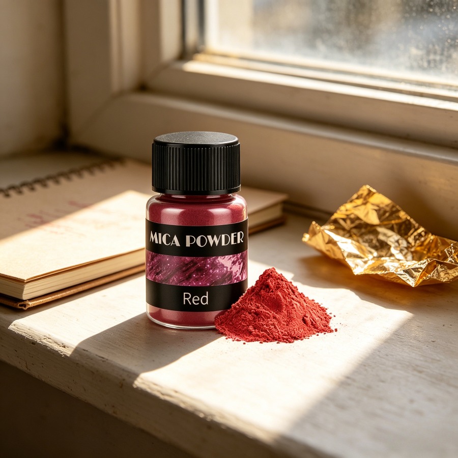 LEQU Happy And Fun Shimmer Red - Soap Making Ingredient recension och pris