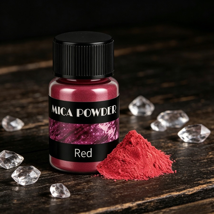 LEQU Happy And Fun Shimmer Red - Soap Making Ingredient recension och pris